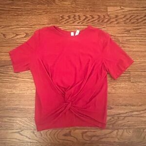 Lululemon Red Knotted Women's Top